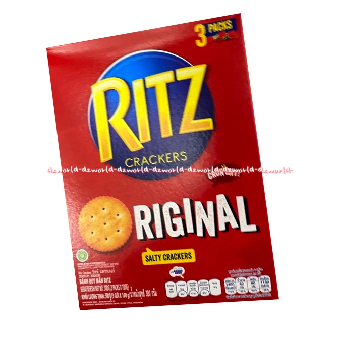 Ritz Crackers Original Salty Crackers Pack Kemasan Gram Snack