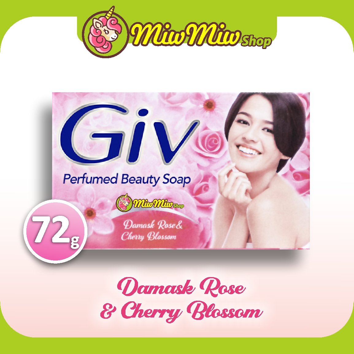 Giv Perfumed Beauty Bar Soap Sabun Mandi Batang Dengan Wangi Fine