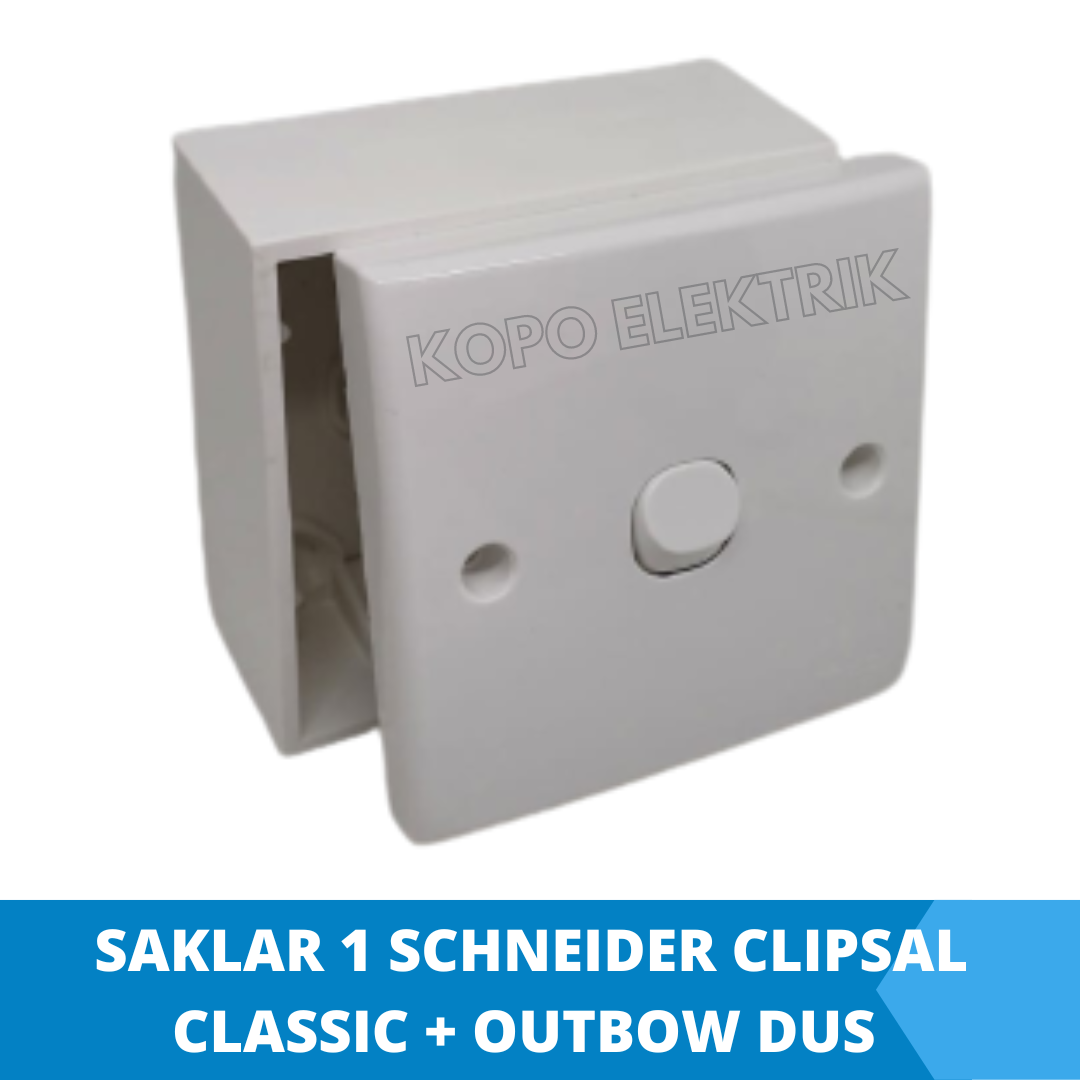 Saklar Stopkontak Schneider Clipsal Classic Outbow Dus Lazada