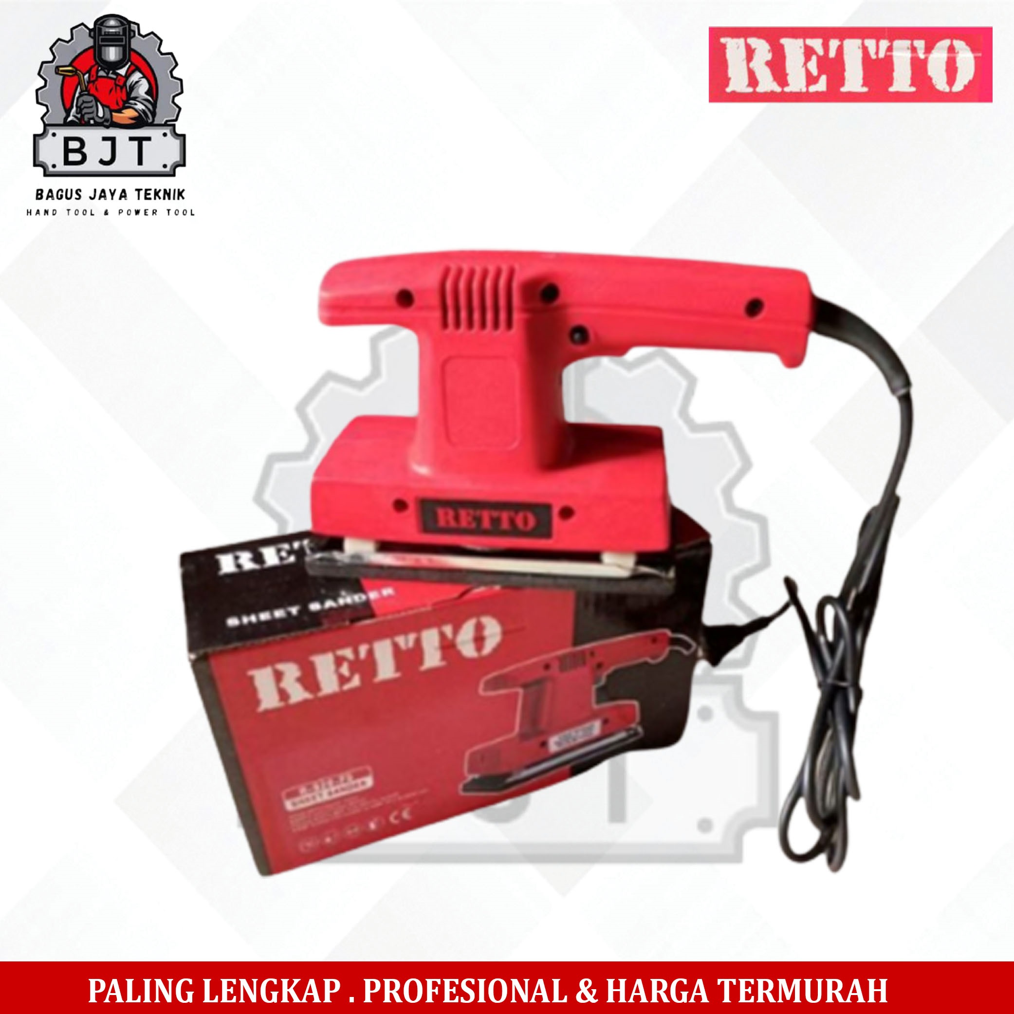 Mesin Amplas Elektrik Sander Ampelas Finishing Sander Retto Lazada