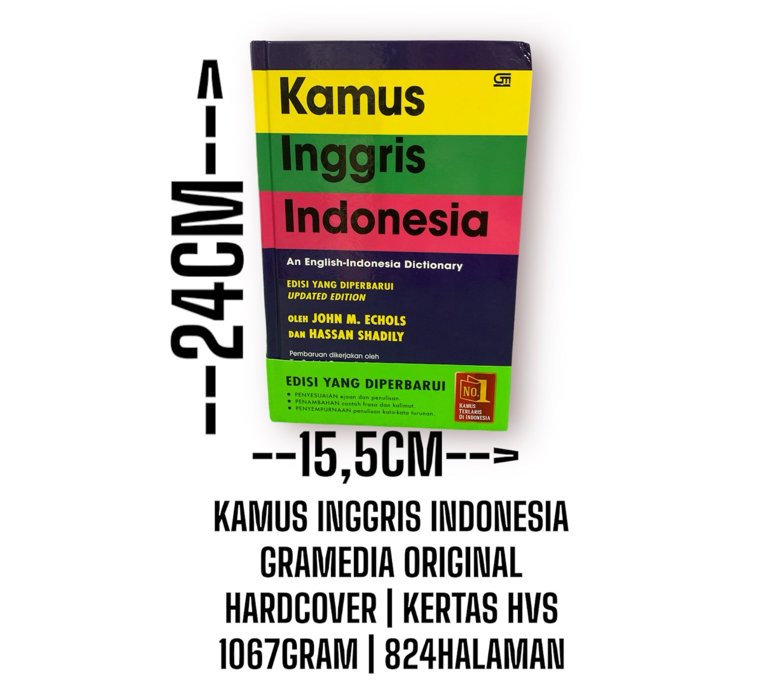 KAMUS INGGRIS INDONESIA GRAMEDIA KERTAS HVS ORIGINAL Lazada Indonesia