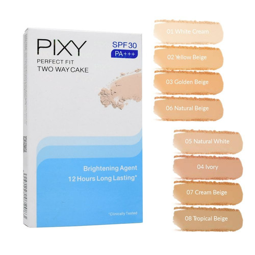 Pixy Fit Two Way Cake Kemasan Kaca Lazada Indonesia