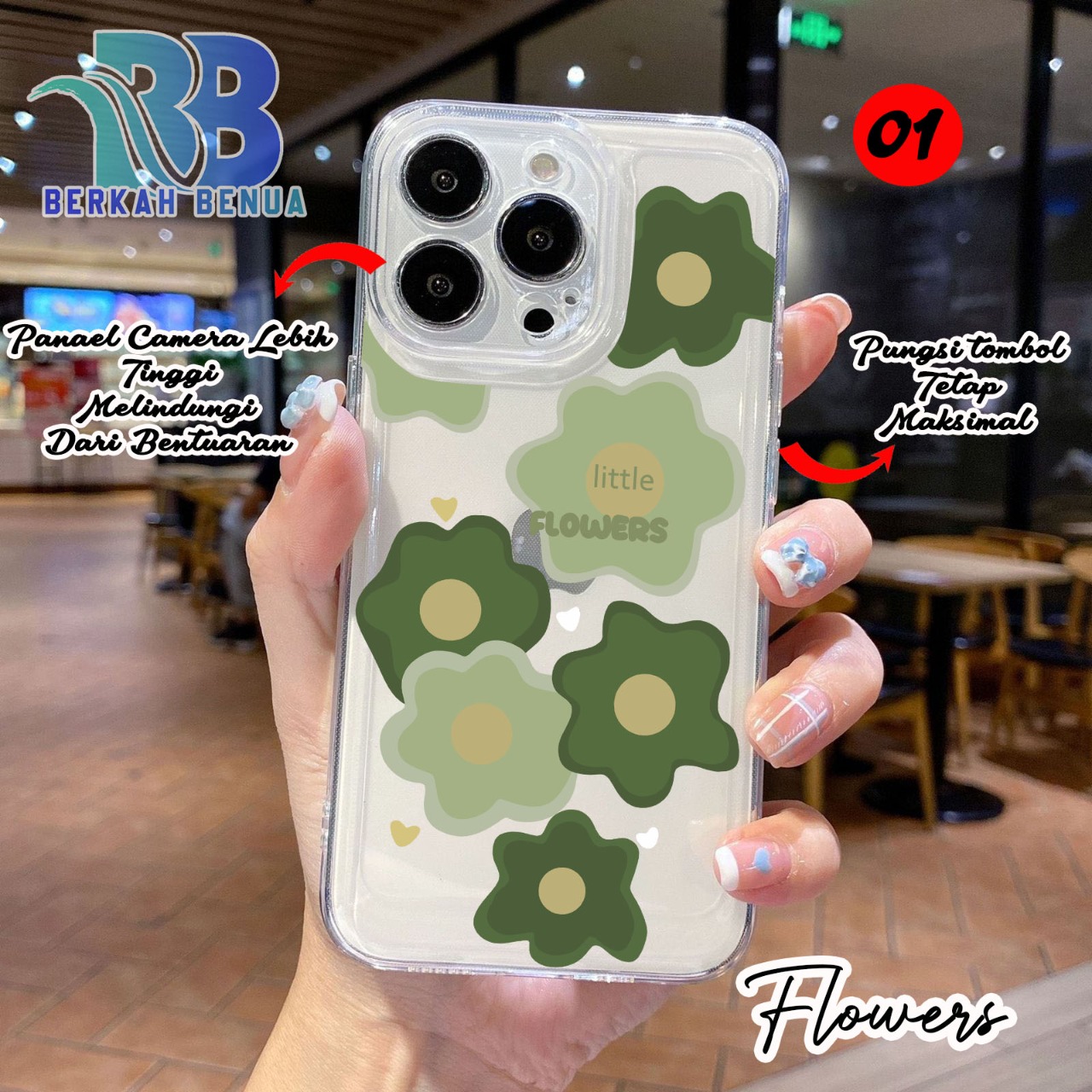 Bb Softcase Clear Case Bening Karakter Silikon Bening Casing Vivo