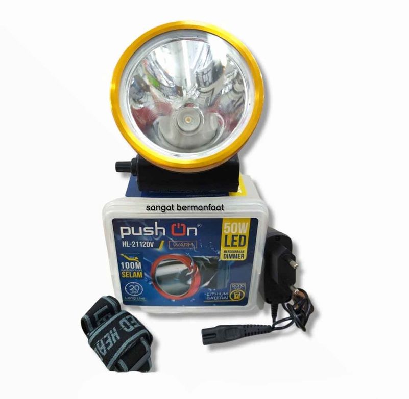 Senter Kepala 50 Watt Push On HL 2250 Headlamp Lazada Indonesia