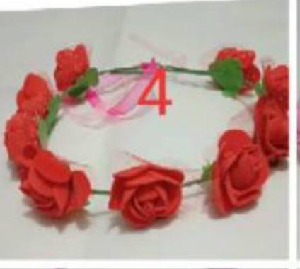 Bando bunga flower crown 04