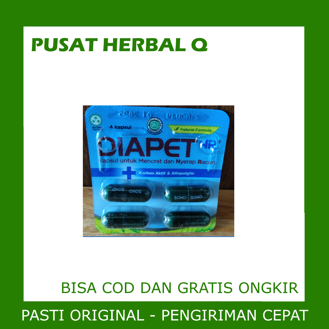 Diapet Nr Strip Isi Kapsul Obat Diare Lazada Indonesia