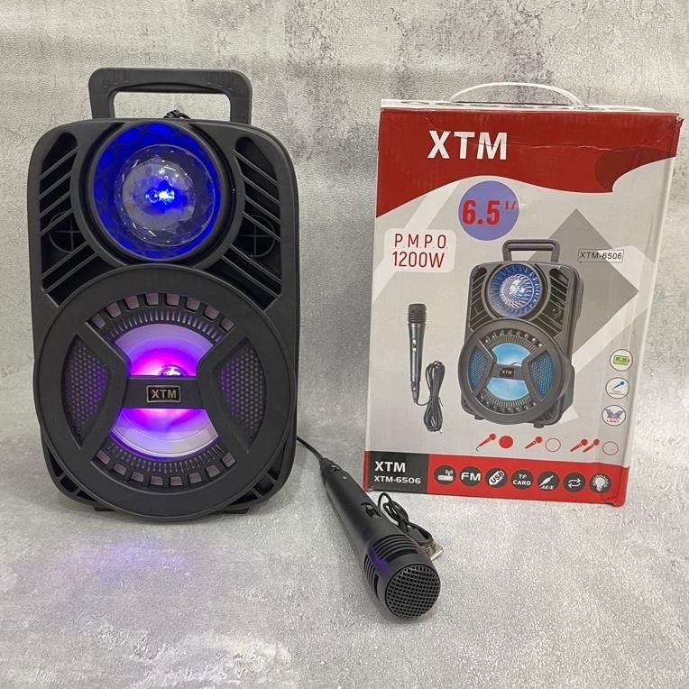 SPEAKER KARAOKE BLUETOOTH XTM 6506 6 5 INCH WIRELESS WITH MIC Lazada