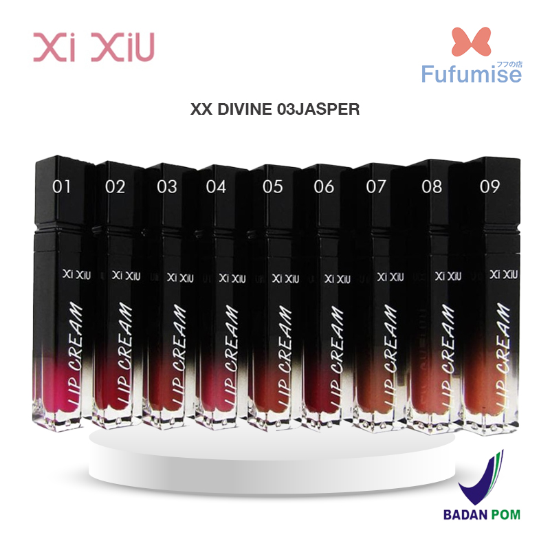 Xi Xiu Divine Lip Cream Light Pigmented Matte Lipcream BPOM XIXIU