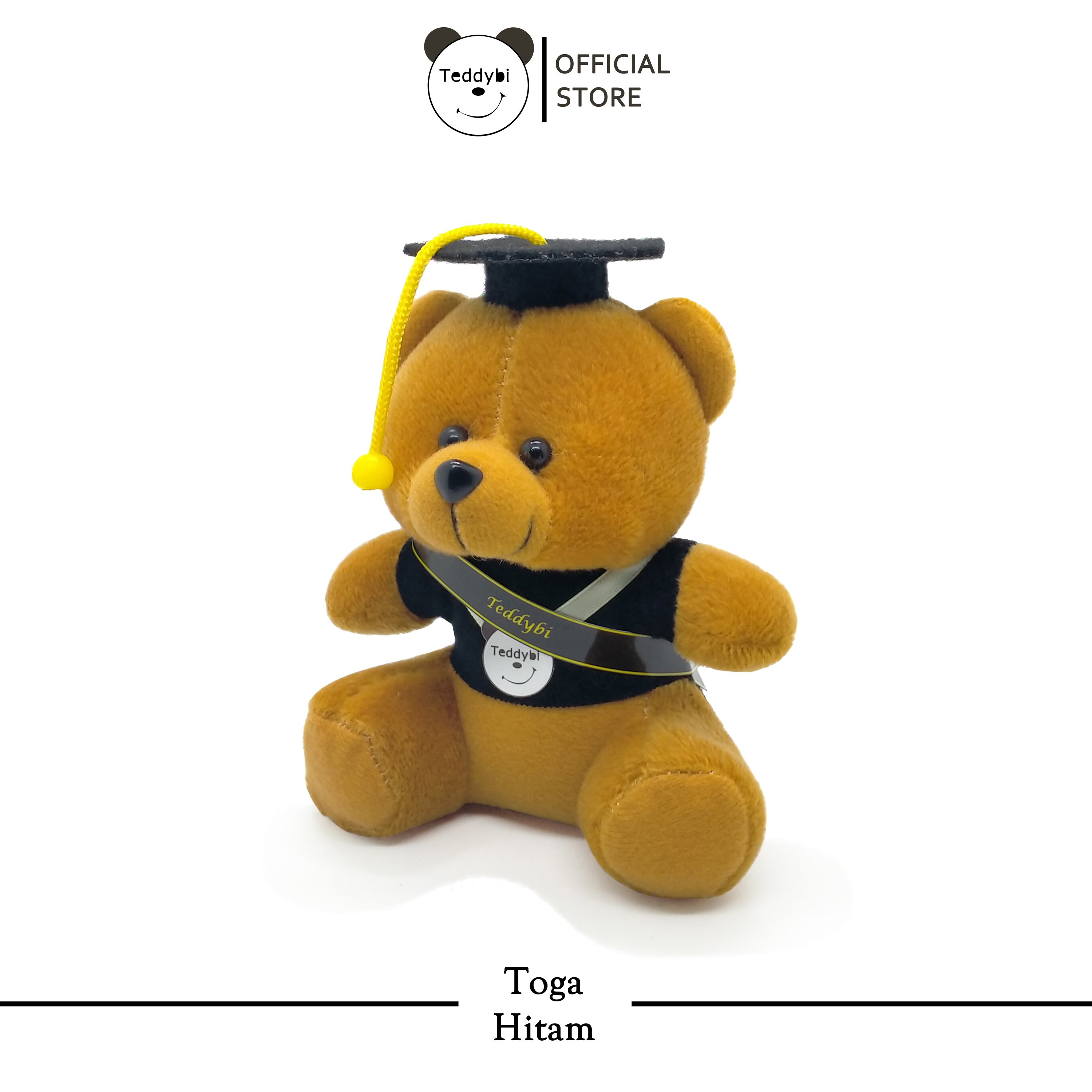 TEDDYBI Boneka Wisuda Teddy Bear Mini Toga Hitam COKLAT Lazada