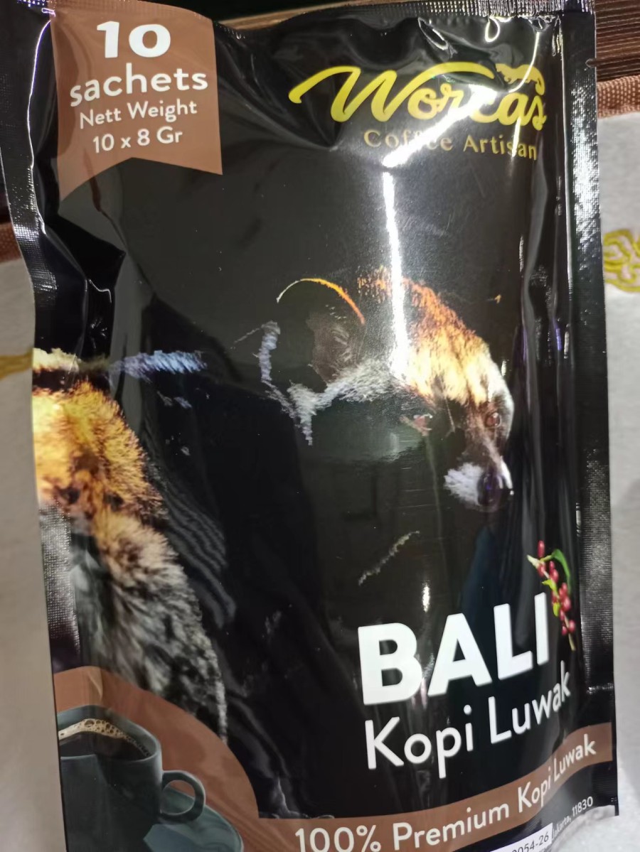 Kopi Luwak Worcas Bali Premium 80 gram isi 10 sachet 猫屎咖啡 Lazada