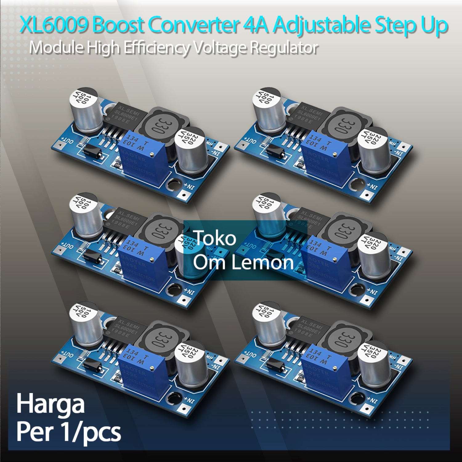 XL6009 Step Up DC To DC Converter Adjustable Boost Up Modul Lazada