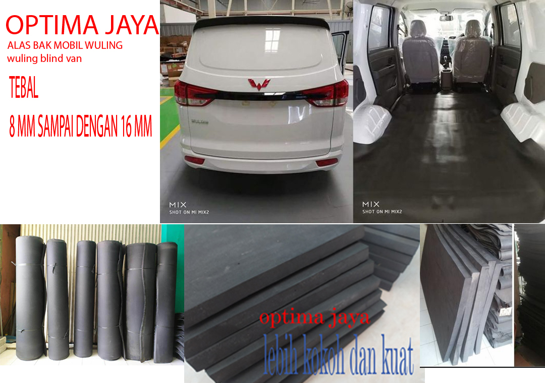 Karpet Alas Bak Mobil Wuling Model Blind Vand Karpet Alas Matras Bak