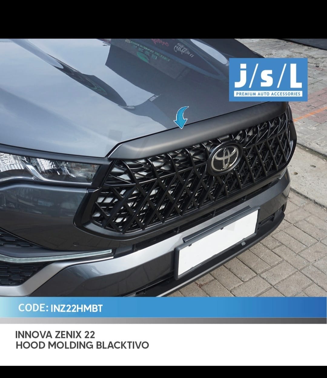 Hood Moulding Upper Grille Grill Innova Zenix Modelista Lazada Indonesia