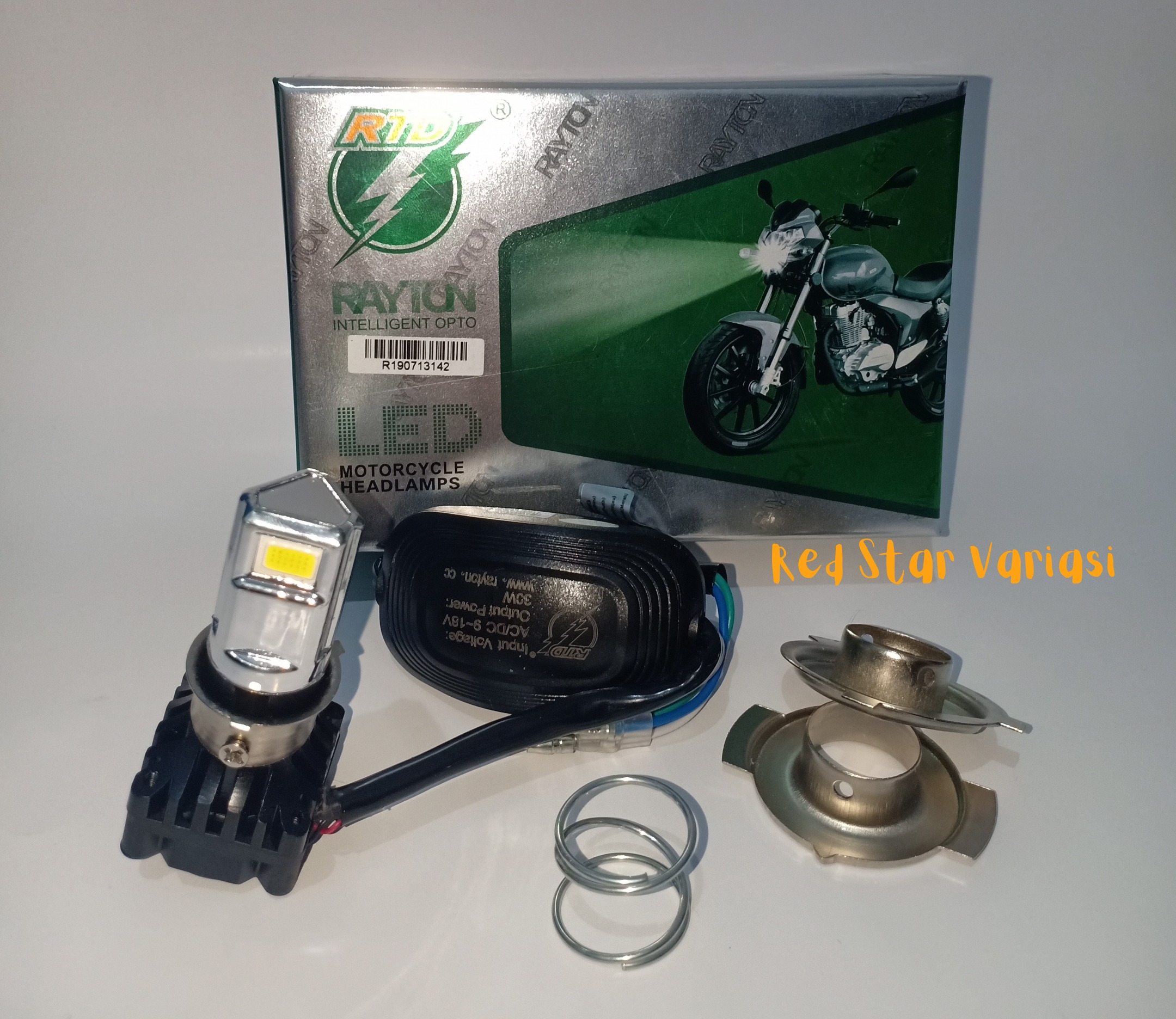 Lampu Led Motor RTD 3sisi 30w 100 Original RTD Putih All Motor Vario