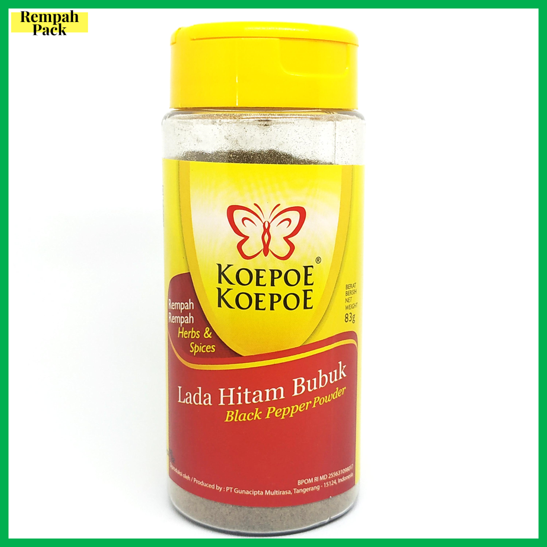 Koepoe Koepoe LADA HITAM BUBUK 83 Gram Black Pepper Powder Lazada