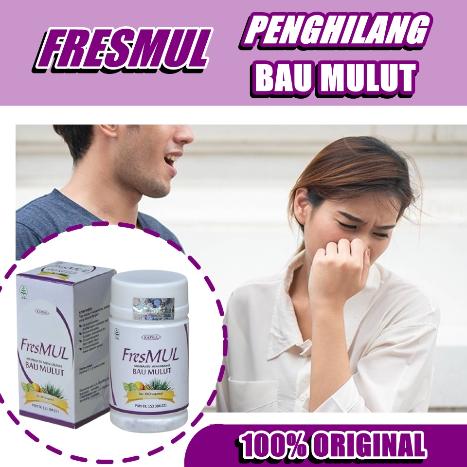 PROMO Obat Herbal Atasi Bau Mulut Fresmul Obat Supaya Tidak Bau Mulut