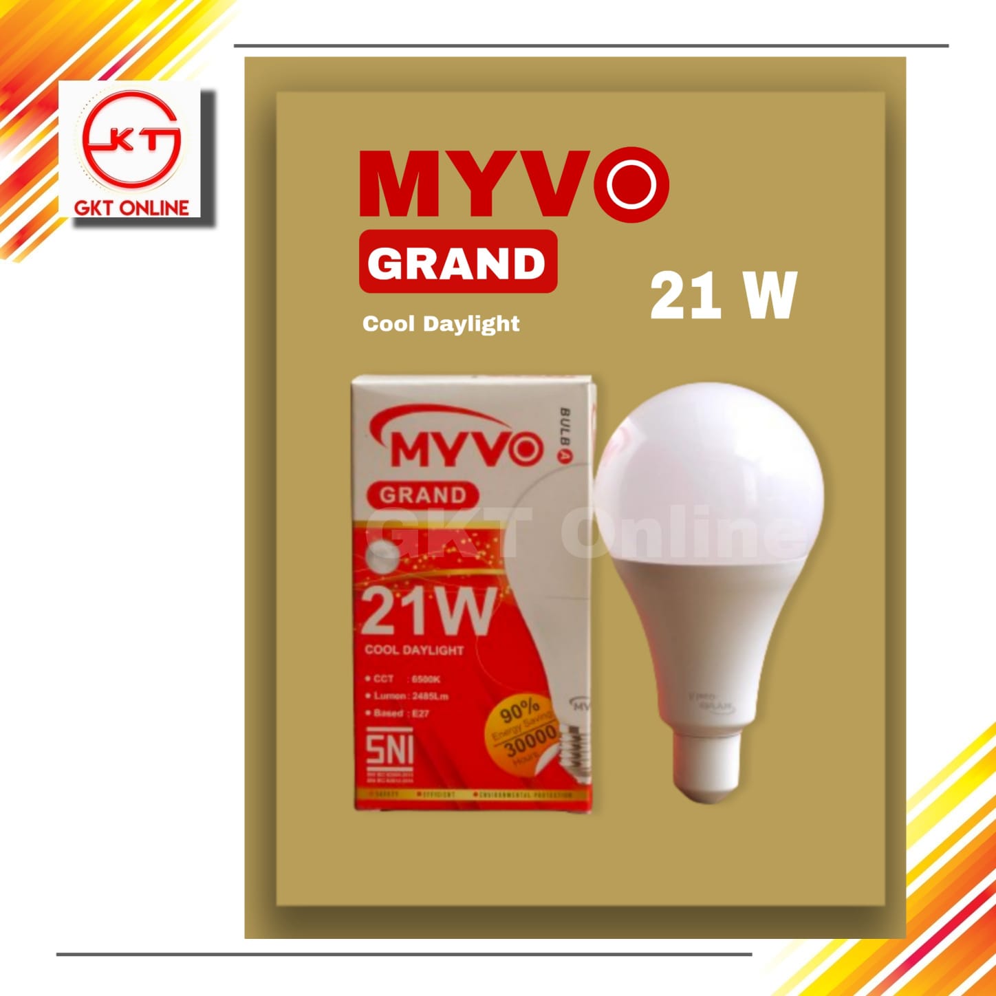 Lampu Bohlam LED 21 Watt MYVO Grand A Lazada Indonesia