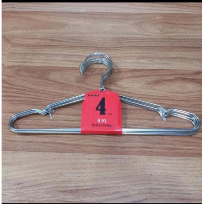 Hanger Stainless Steel Pcs Subron Mm Gantungan Baju Stainless Cap