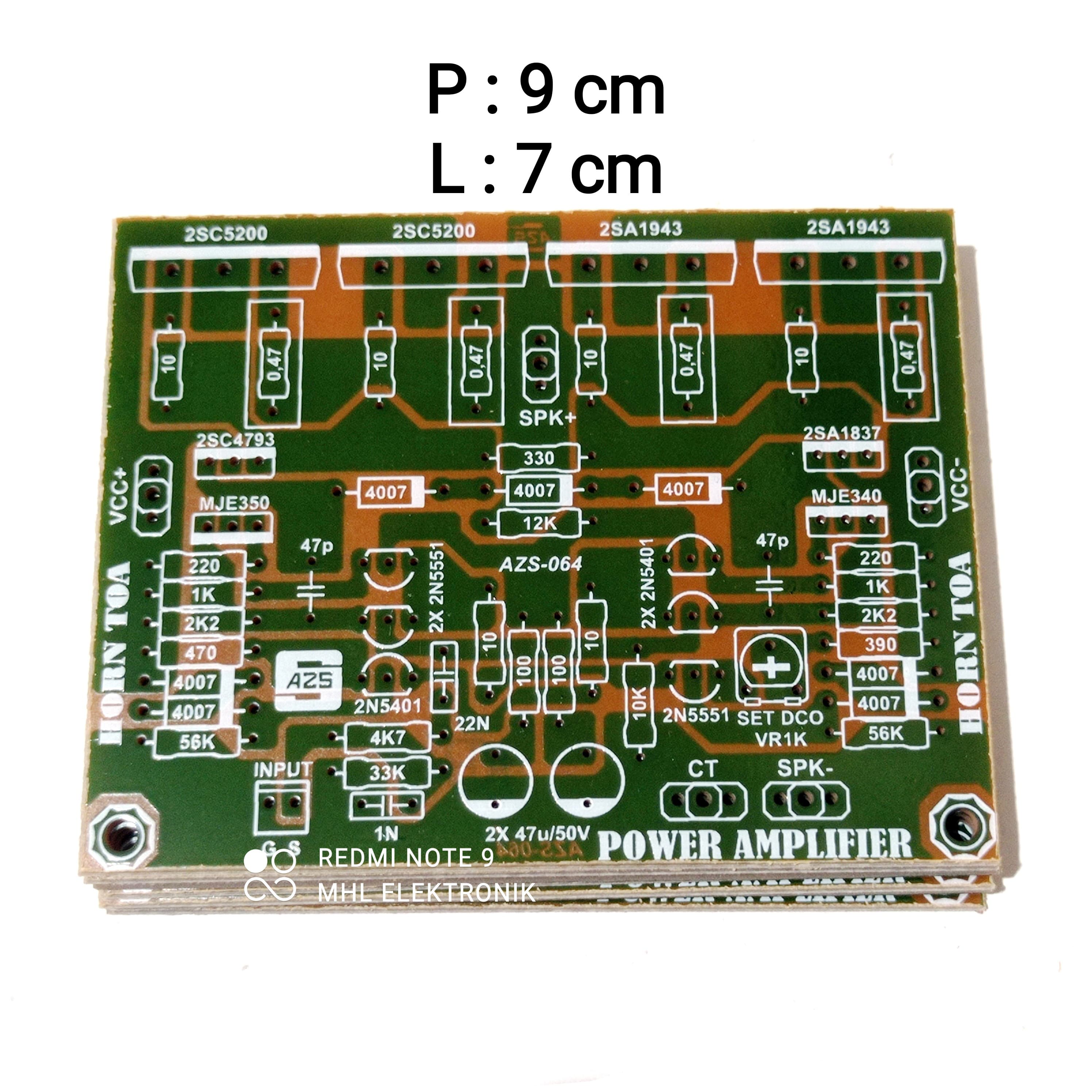 PCB Power Amplifier HORN TOA Lazada Indonesia