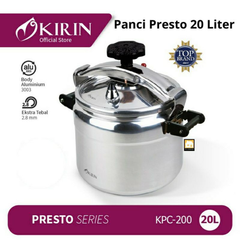 Panci Presto Kirin 20 Liter KPC 200 Lazada Indonesia