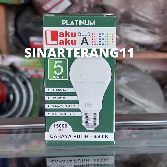 LAMPU LAKU LAKU PLATINUM 5 WATT LED LAKU LAKU 5W BULB A Lazada Indonesia