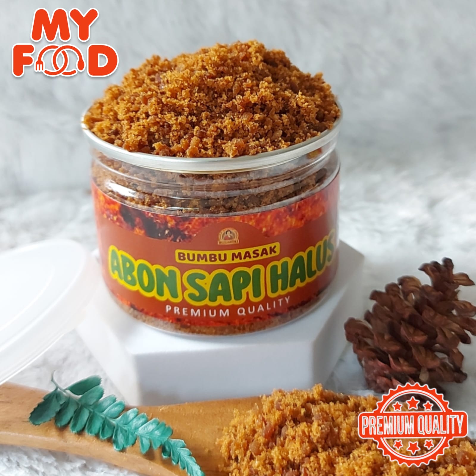 Myfoodofficial Can Abon Sapi Halus Abon Daging Sapi Abon Tabur