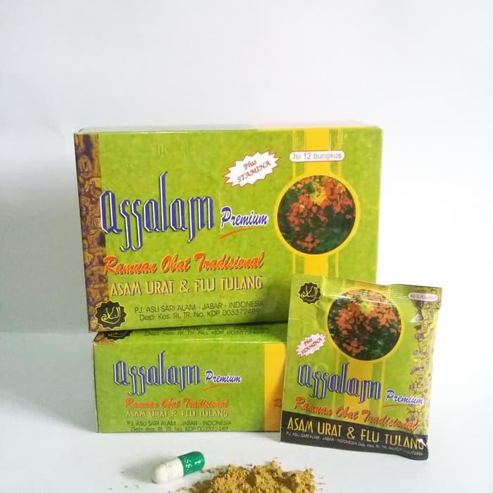 ASSALAM Premium 12 Bks Original Ramuan Obat Tradisional Asam Urat