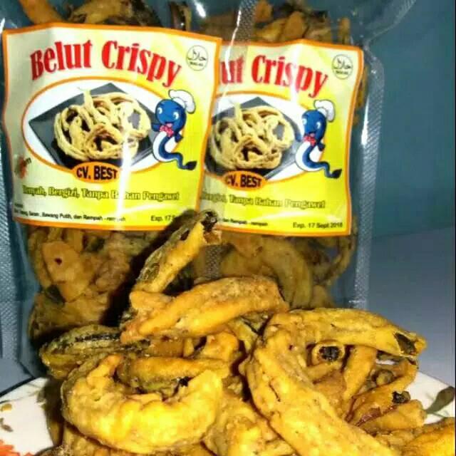 Belut Goreng Crispy Belut Krispi Keripik Belut Renyah 100 Gram Lazada