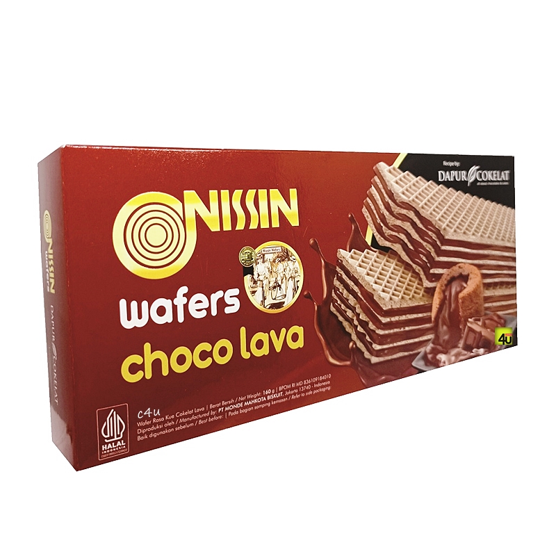 Nissin Wafers CHOCO LAVA 160 Gr BOX Lazada Indonesia