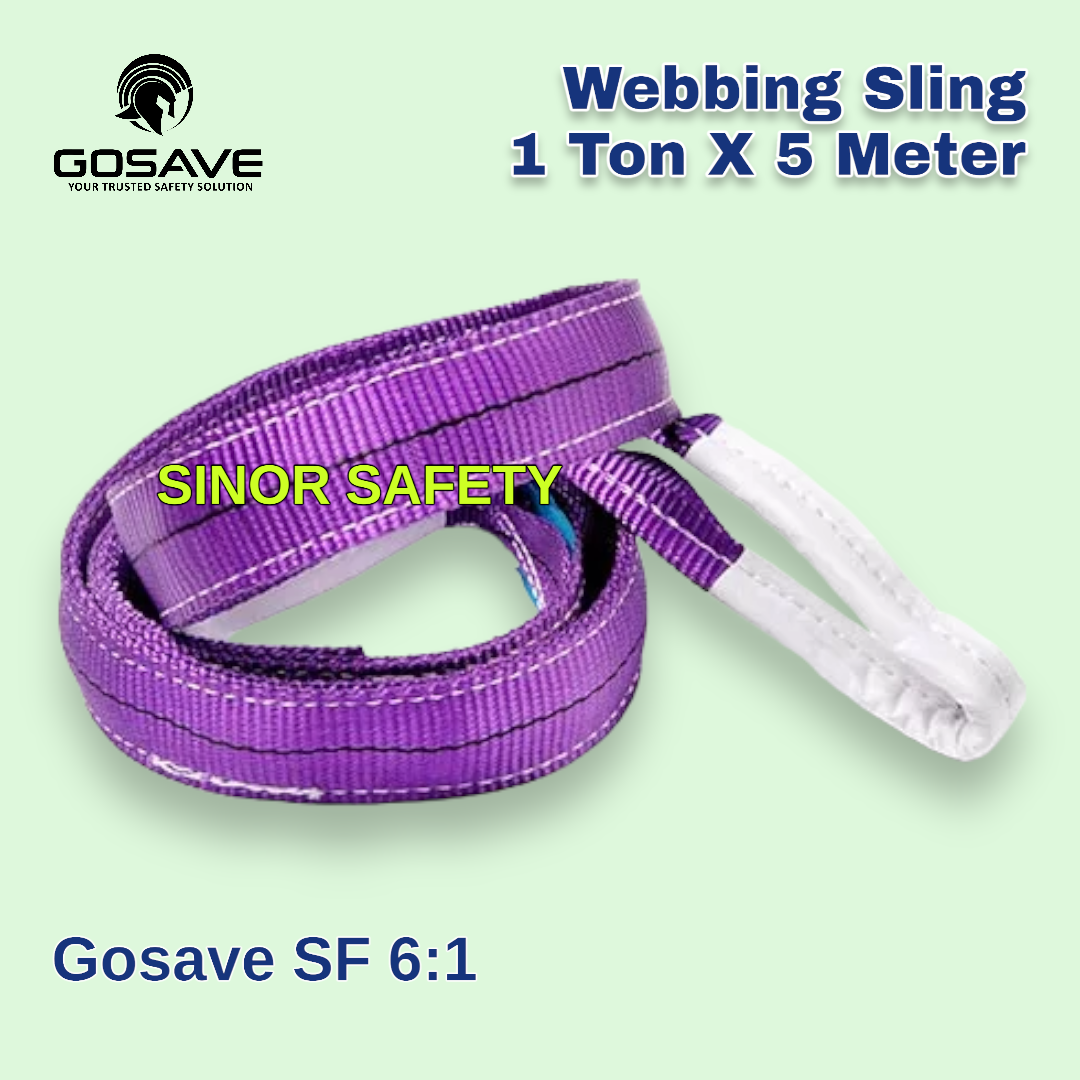 Webbing Sling Safety Ton X Meter Tali Pengikat Pengangkat Lazada