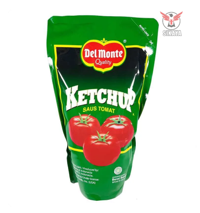 Saus Del Monte Pouch Kg Delmonte Tomat Dan Extra Hot Kemasan Kg