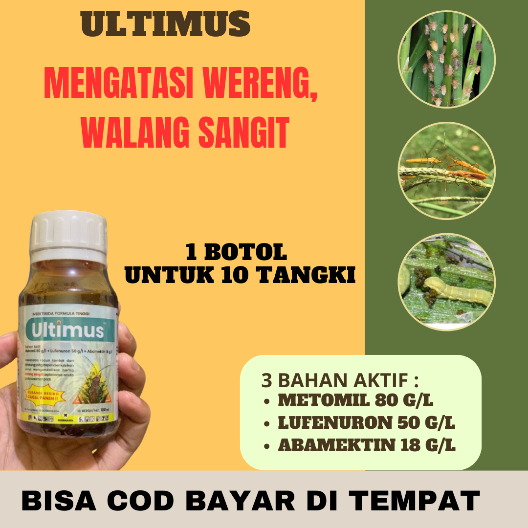 ULTIMUS INSEKTISIDA PALING AMPUH PEMBASMI HAMA WERENG ISI 100 ML