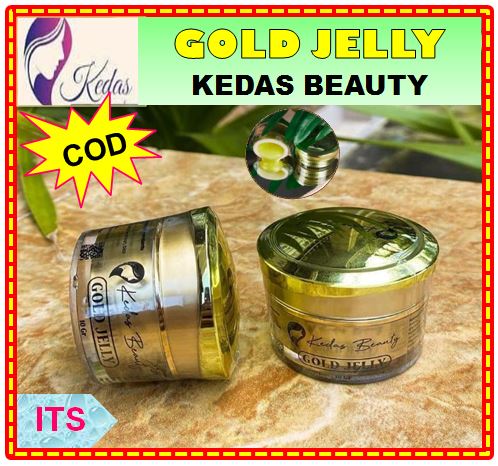 ORIGINAL 100 MEMBER RESMI ITS GOLD JELLY KEDAS BEAUTY CREAM GOLD