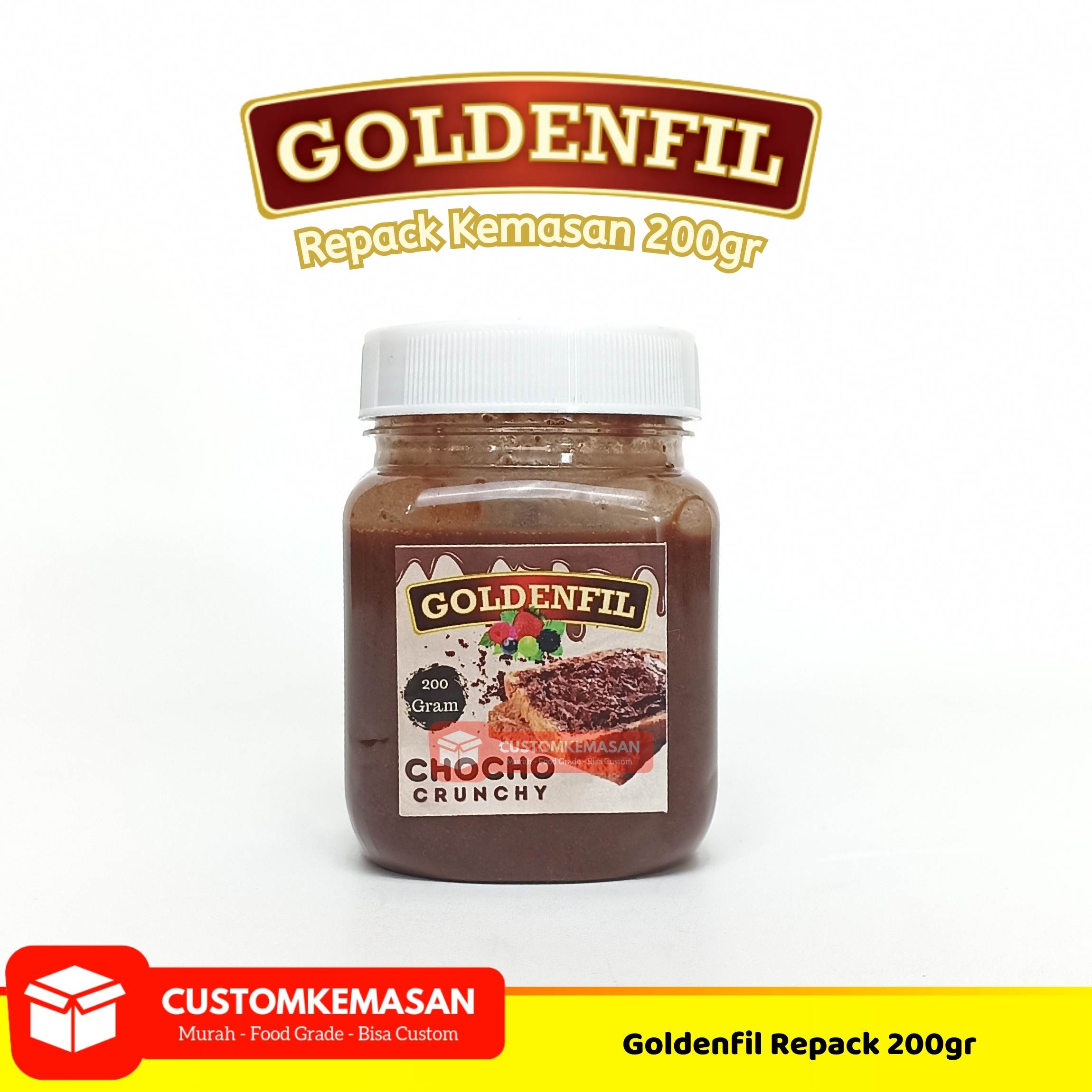 Goldenfil Repack 200gr Selai Roti Bakar Toping Roti Selai Roti