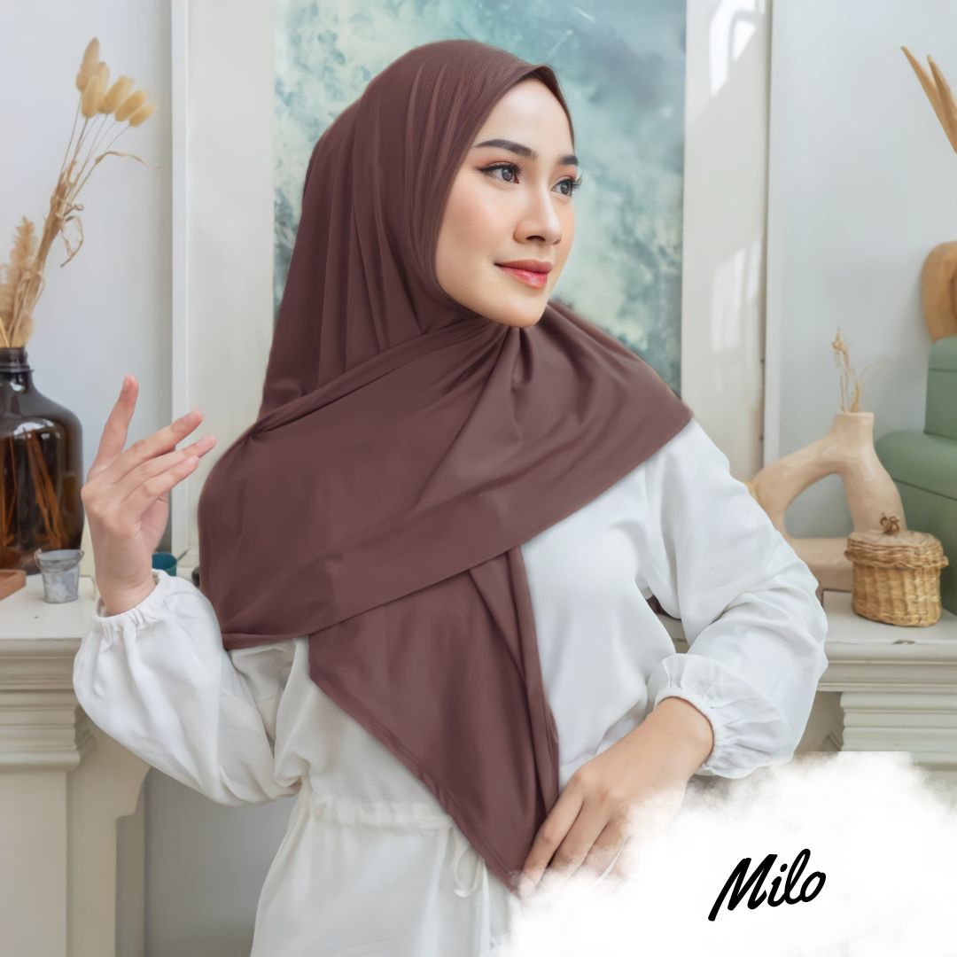 Hijab Segitiga Instan Jersey Oval Premium Hijab Kerudung Jilbab