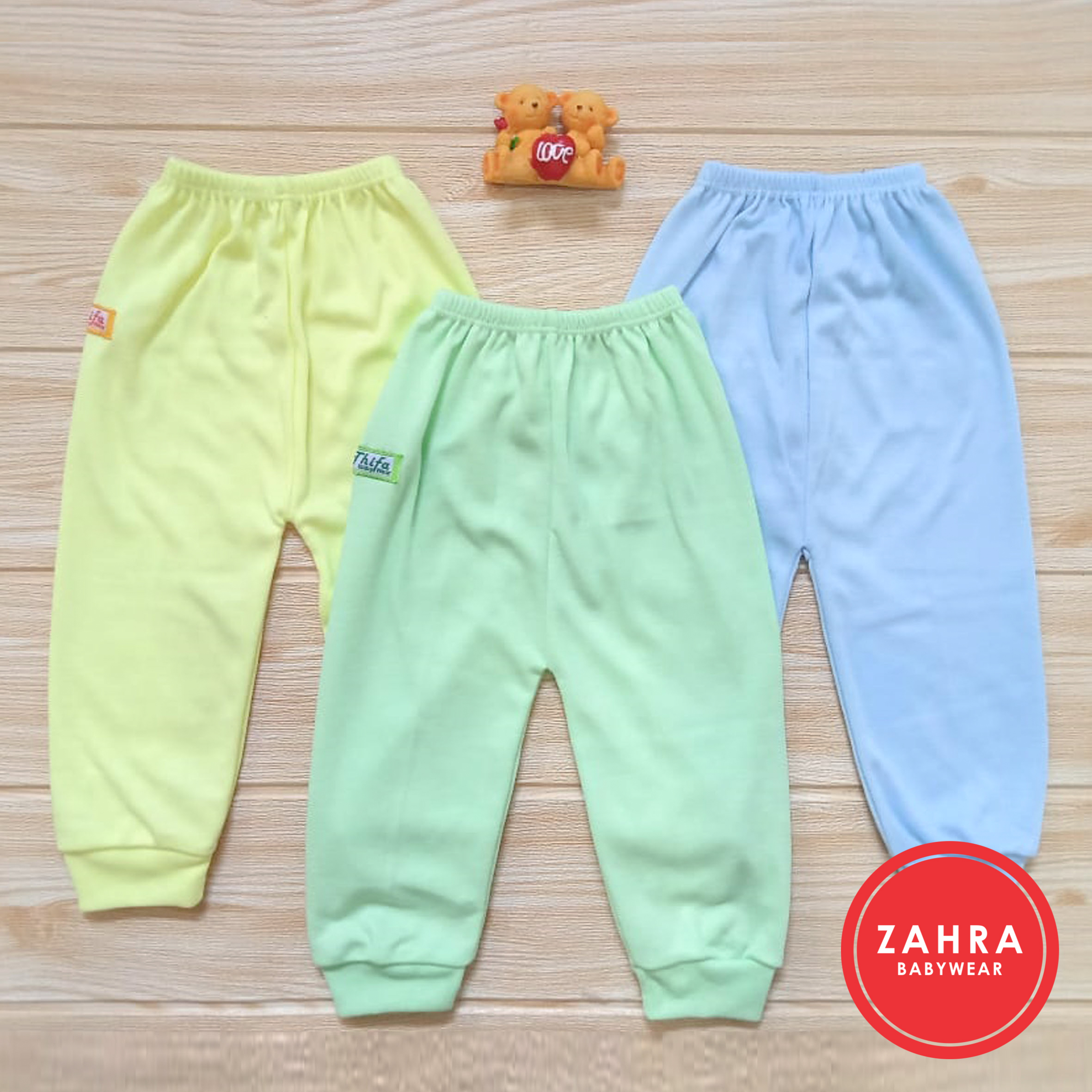 Promo 1 Lusin Celana Panjang Bayi Usia 6 24 Bulan Warna Muda Lazada