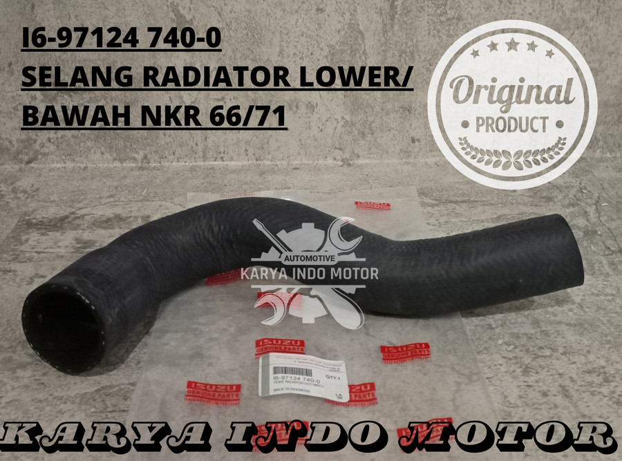 HOSE SELANG RADIATOR BAWAH ISUZU ELF NKR66 NKR71 NKR 66 71 NMR NMR71