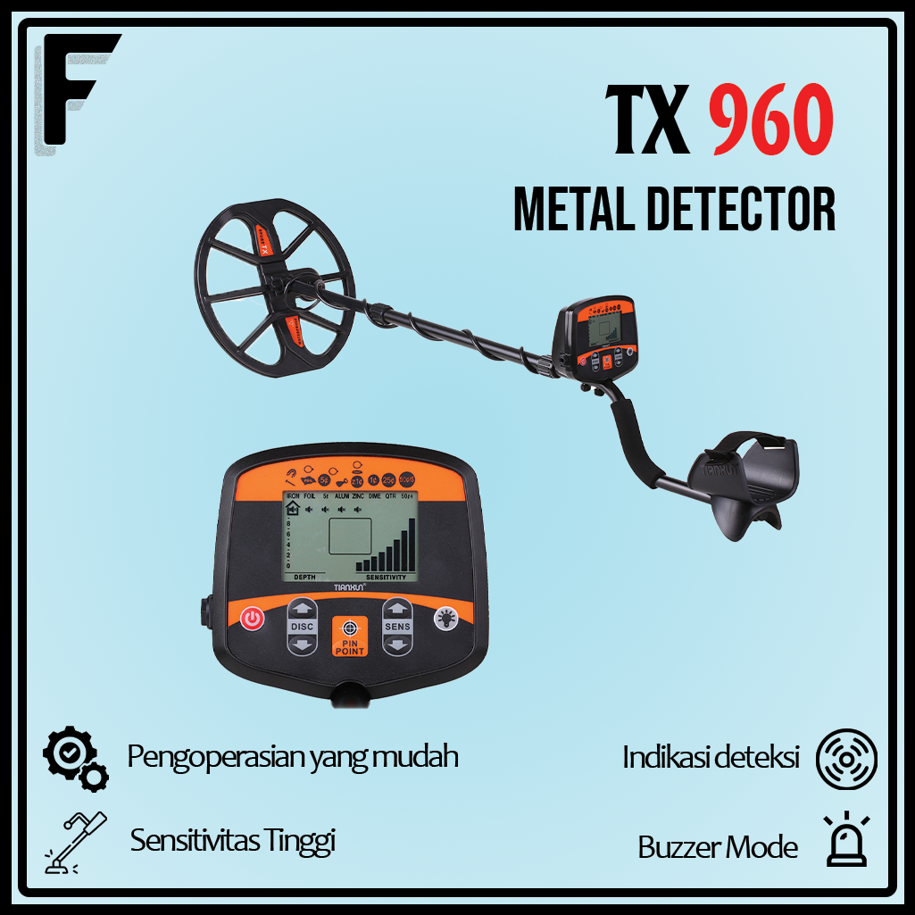 Metal Detector Tx Tianxun Gold Detector Silver Emas Perak Lazada