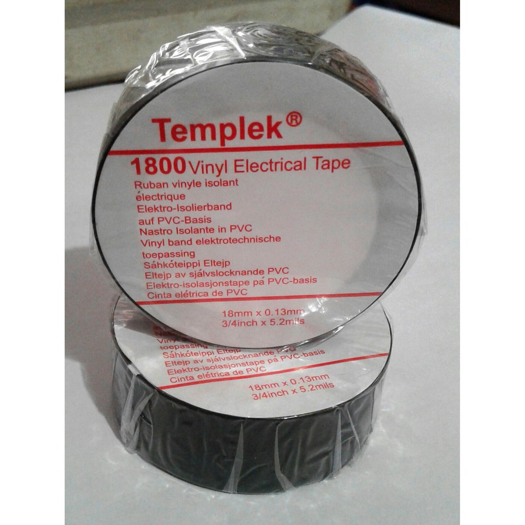 Isolasi Listrik Templek Hitam Solasi Buat Kabel Elektrical Tape Super