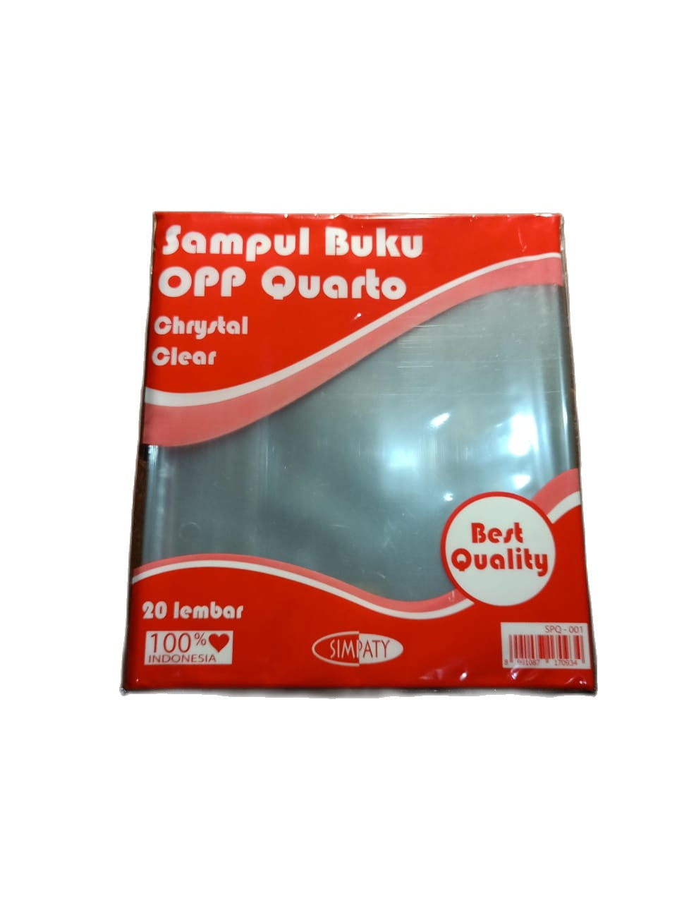 Ljk Shop Sampul Buku Plastik Opp Ukuran Buku Tulis Kwarto Model Lem