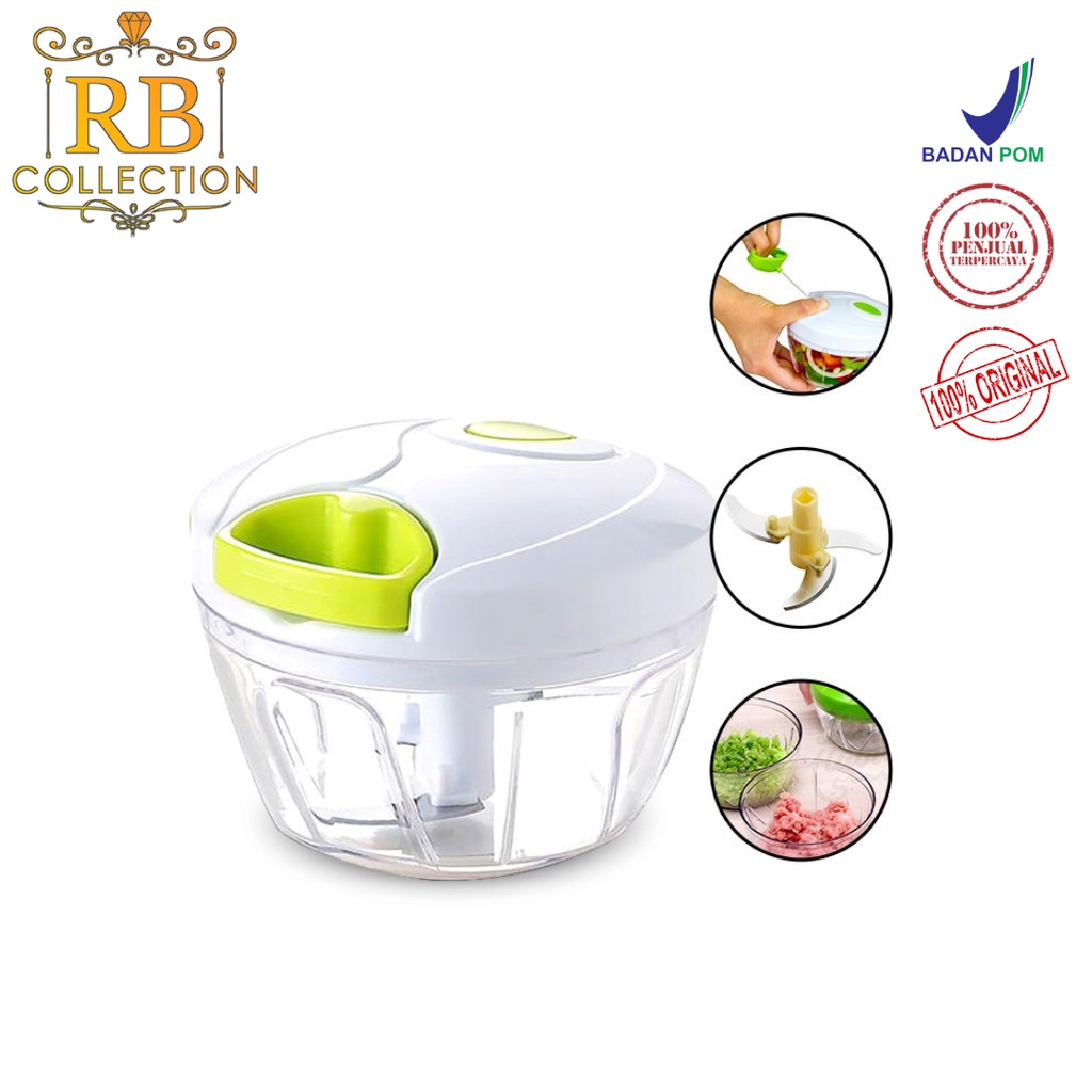 MINI SPEEDY CHOPPER BLENDER TARIK MANUAL PEMOTONG PENCACAH