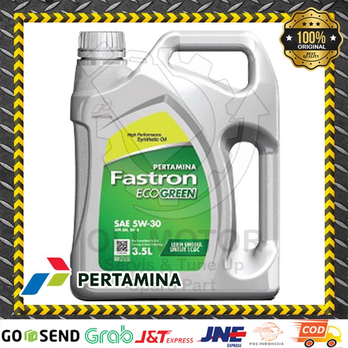 Oli Mesin Mobil Bensin Pertamina Fastron Eco Green 5w 30 3 5L Lazada