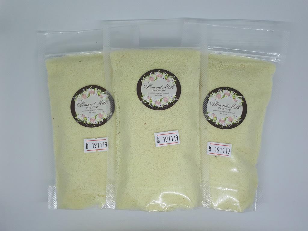 Paket Hemat Isi Pure Organic Almond Milk Powder Bubuk Susu Almond