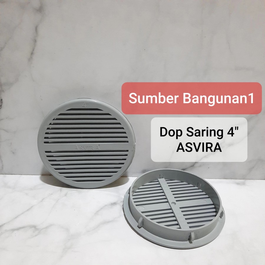 Dop Saringan 4 Inch Sarang Walet Tutup Pipa Pralon 4 Garis Bolong