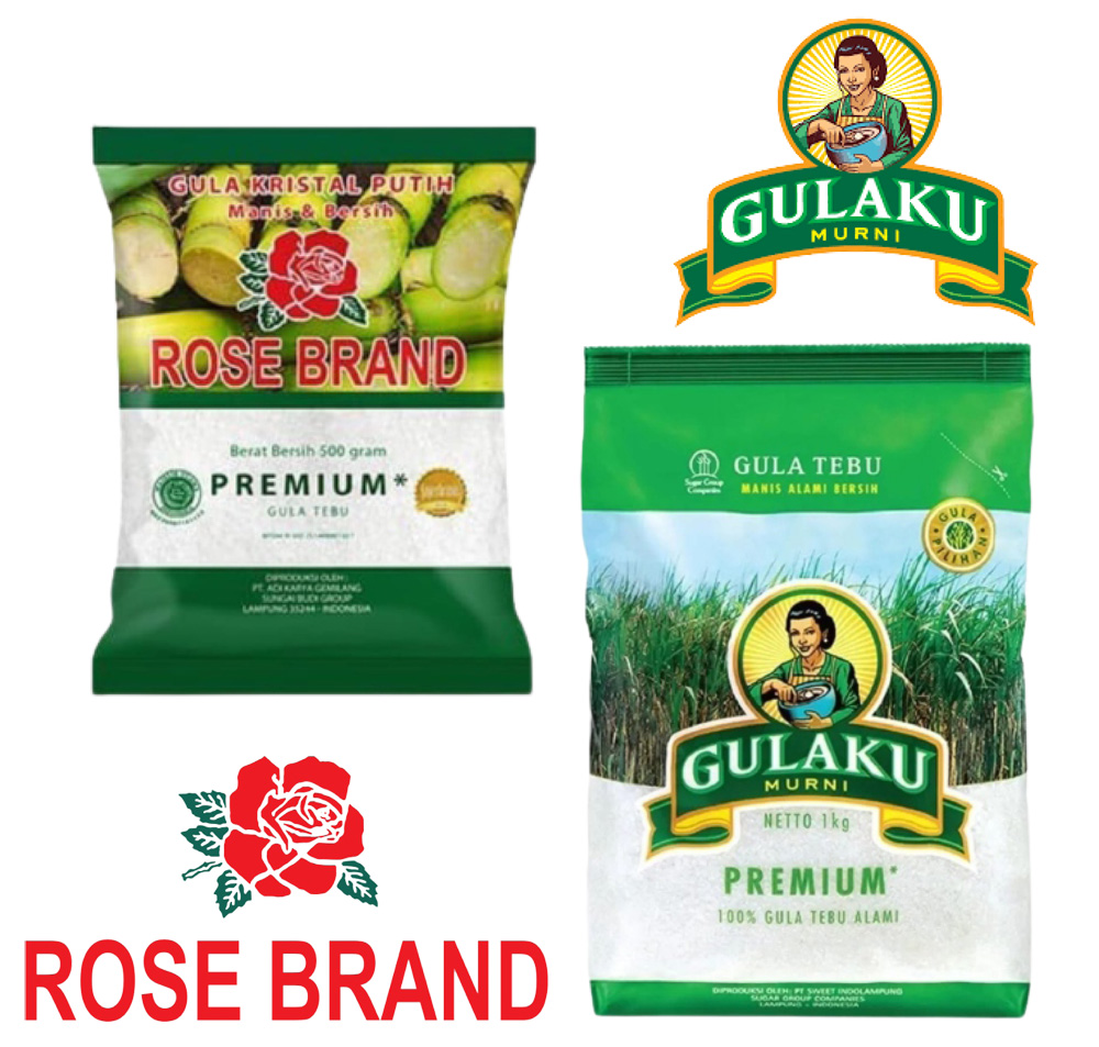 HARGA BANTAI GULAKU Rose Brand Gula Pasir Tebu Murni Premium 1Kg