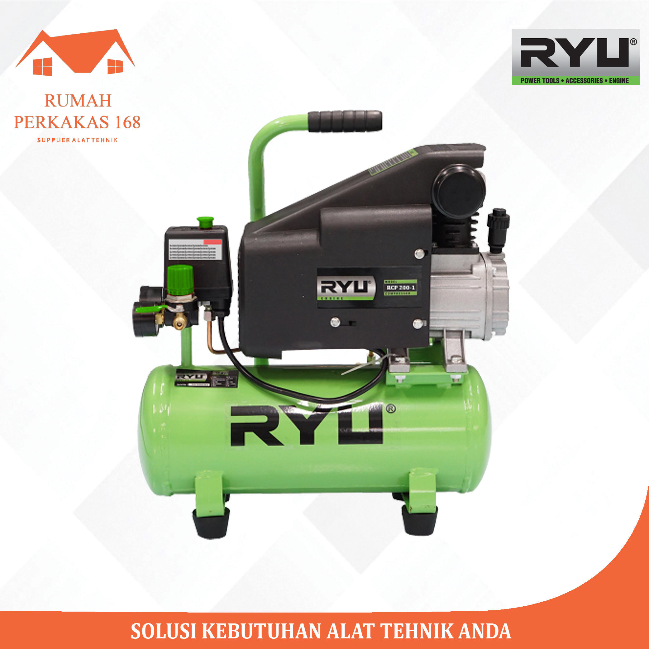 Ryu Rcp Rcp Kompresor Hp Hp Liter Portable Compressor