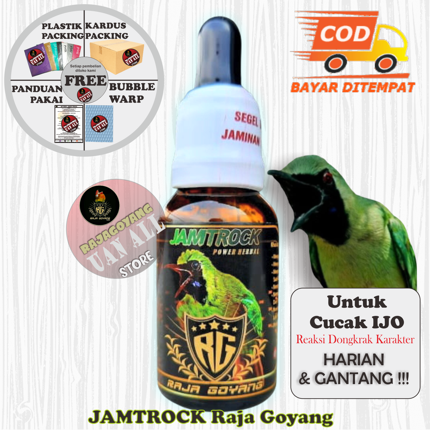 JAMTROCK Vitamin Cucak Ijo Raja Goyang RG Original Vitamin Herbal