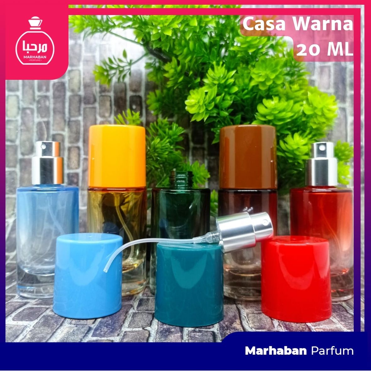 Botol Parfum Casa Warna 20ml Botol Parfum Botol Kosong Parfum Botol