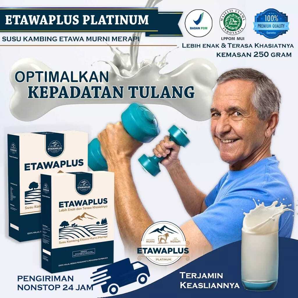 Etawaplus Platinum Kemasan Gram Untuk Kepadatan Tulang Nyeri Sendi