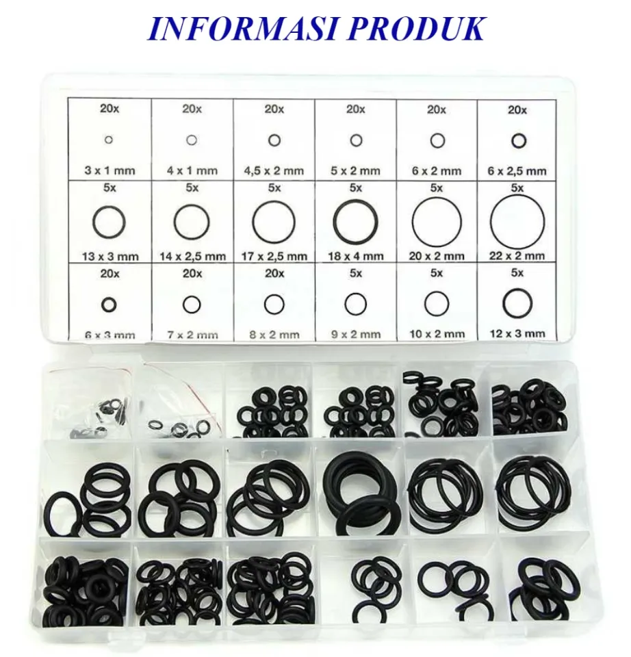 Box Pcs Sil O Ring Karet Seal O Ring Pcp Sil Oring Karet Seal